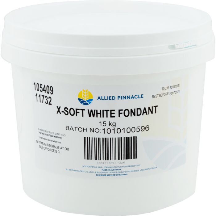 AP Fondant White Extra Soft 15Kg